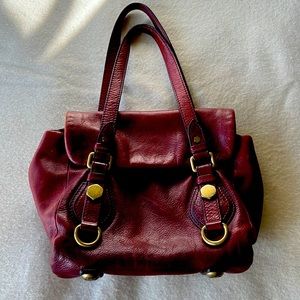 Marc Jacobs burgundy leather purse